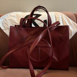 Medium Telfar Shopping Bag-OXBLOOD